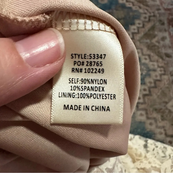 NWT Skies are Blue• Cream and nude lace midi skirt size extra small XS NEW - Picture 12 of 14